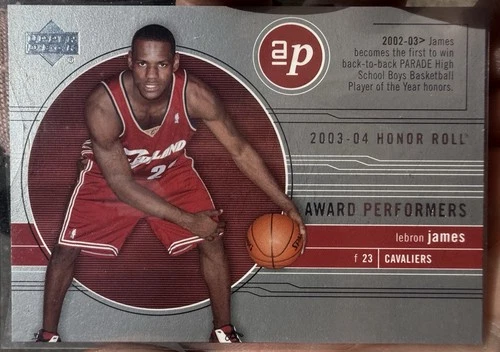 2003-04 Upper Deck Honor Roll Award Performers Lebron James Rookie #AP1
