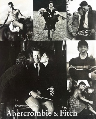 1996 ABERCROMBIE & FITCH Original Vintage Print Ad Cologne Fragrance for Men