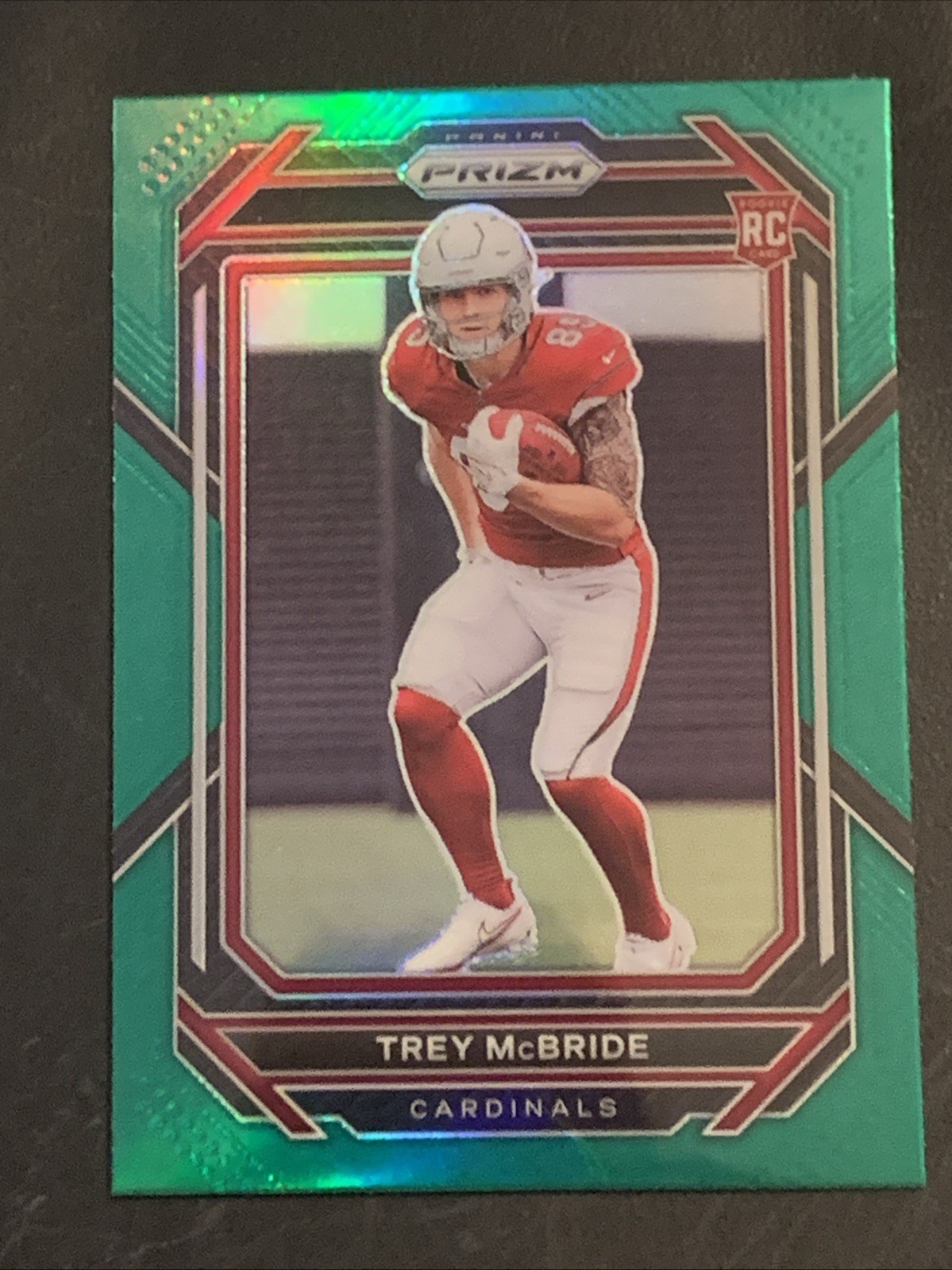 2022 Panini Prizm Green Trey McBride #327 RC Rookie Arizona Cardinals