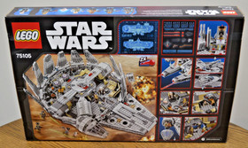 Disney Star Wars Lego 75105 The Force Awakens Millennium Falcon New! Sealed!