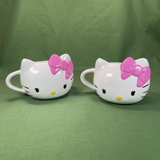 2 - Hello Kitty Mugs Pink Bow 10oz