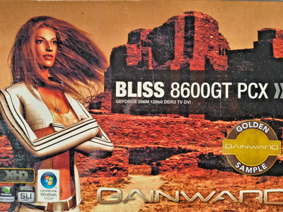 Gainward 8600GT Golden Sample   256MB GDDR3   Boxed   Tested   Rare PCIe