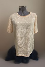 Sport Savvy Jacquard Blouse Women’s Size Small USA Made Vintage 90s