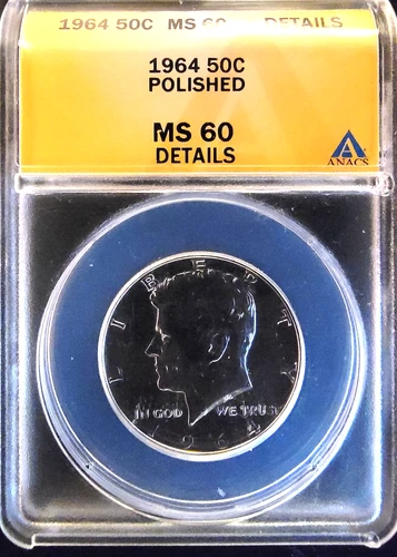 1964-D Kennedy Half Dollar AU-55 Details Not Junk US Bullion-90% Silver Art Coin