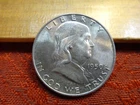 1950-D United States 90% Silver Franklin Half Dollar 50c - No Reserve