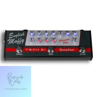 TECH21 SansAmp CHARACTER PLUS englisches Muffy Fuzz Gitarrenpedal