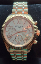 Thomas Sabo Divine Chrono Chronograph Rose Gold Coloured Watch Boxed