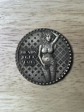 Decision Challenge Coin. Heads I Get Tail, Tails I Get Heed Made in the USA