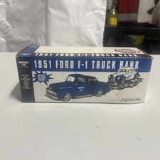 Vintage 1995 Ertl Collectibles Wix Filters 1951 Ford F-1 Die Cast Truck Bank