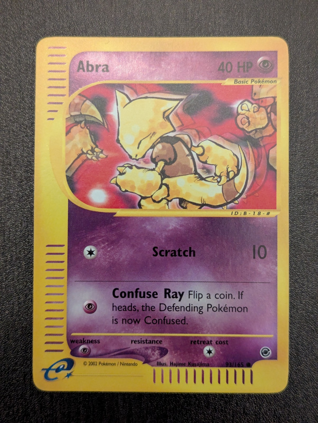 Pokemon TCG Abra 93/165 Reverse Holo Foil Expedition Mint