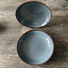 IKEA Gladelig Deep Plate / Pasta Bowl In Blue New (pair B)