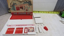 Plasticville GAS STATION Kit O S UNGLUED CLEAN IN BOX 636768