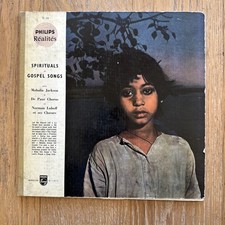 RARE Mahalia Jackson Spirituals And Gospel Songs Philips Realites, Booklet & LP