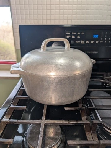 Wagner Ware Sidney O Magnalite 4248 P Dutch Oven Roaster Stock Pot 5 Quart