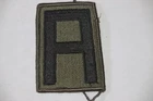 ORIGINAL POST WW2 US MILITARY CLOTH PATCH 1ST ARMY SUBDUED