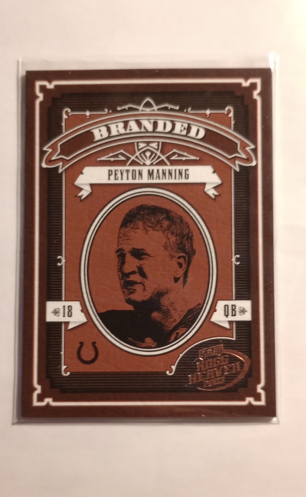 2003 Playoff Hogg Heaven - Branded Peyton Manning #B-3 Colts