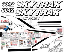 Fits Jlg 6042 Decal Kit Telehandler - 8 Year Outdoor - 3m Vinyl Free Shipping Fits Jlg 6042 Decal Kit Telehandler - 8 Year Outdoor - 3m Vinyl Free Shipping