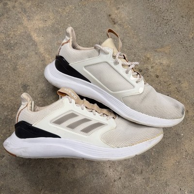 Adidas Womens 10 Energyfalcon X Running Shoes Beige Mesh EE9940 Low Top Ribbon