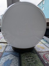 IKEA FADO Tischlampe weiß 17 cm, lackierter Messingfuß, viktorianisches Stil