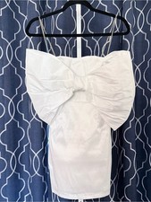Nookie Reese Bow Mini Dress with Chain Straps Size Small NWT B32