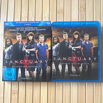 Sanctuary: Wächter der Kreaturen Staffel 2 Blu-ray in Papierschieber