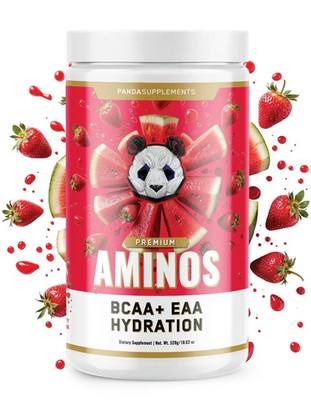 Panda Supps AMINOS BCAA+EAA HYDRATION (DENTED CONTAINER) Strawberry WAtermelon