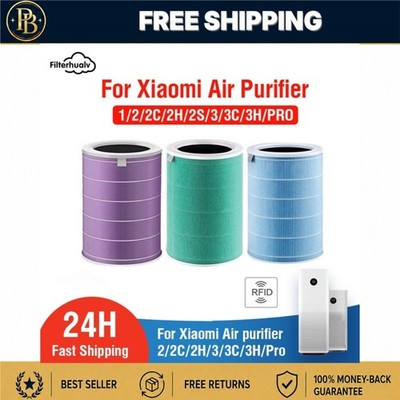 HEPA Carbon Air Filter Replacement for Xiaomi Mi Air Purifier 1 2 2S 2C 2H 3 3S