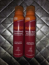 Mando Whole Body Invisible Spray Deodorant - Cabin Retreat 3.6oz Lot Of 2