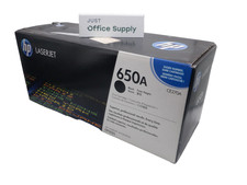 Genuine HP 650A Black CE270A Print Toner Cartridge Free Shipping D