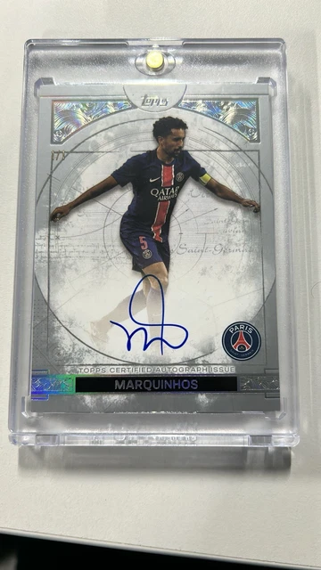 Topps PSG Team Set Marquinhos 1/1 On Card Auto