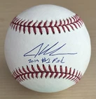 Adley Rutschman Autographed OMLB Baseball 2019 #1 Pick Inscription Beckett