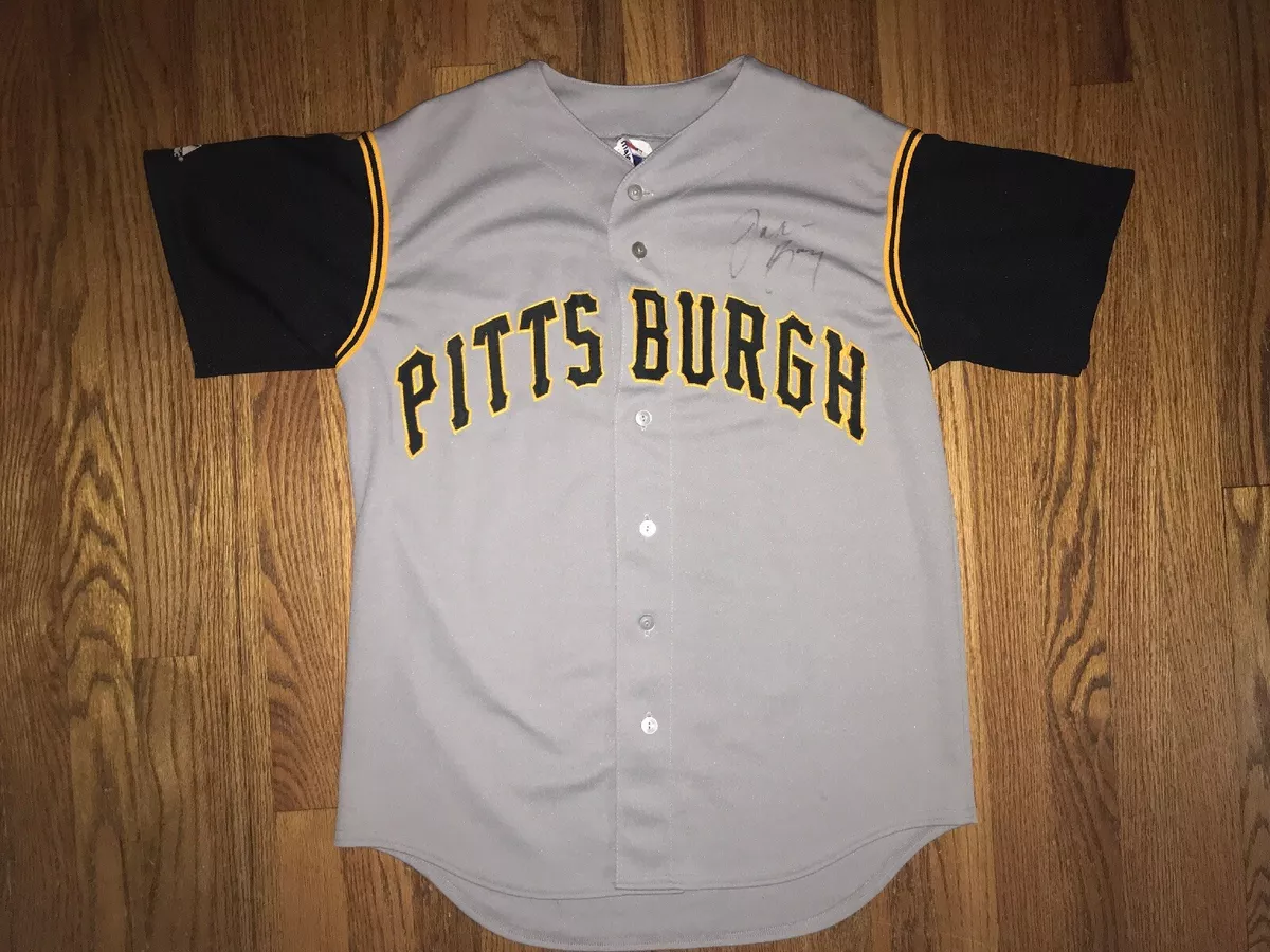 Pittsburgh Pirates Jersey Away Vintage Jason Bay Autographed Majestic  Medium MLB