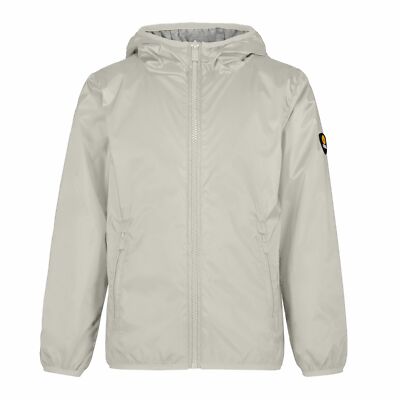 CIESSE Giacca antivento bianca bambina ragazza cappuccio imperm 10