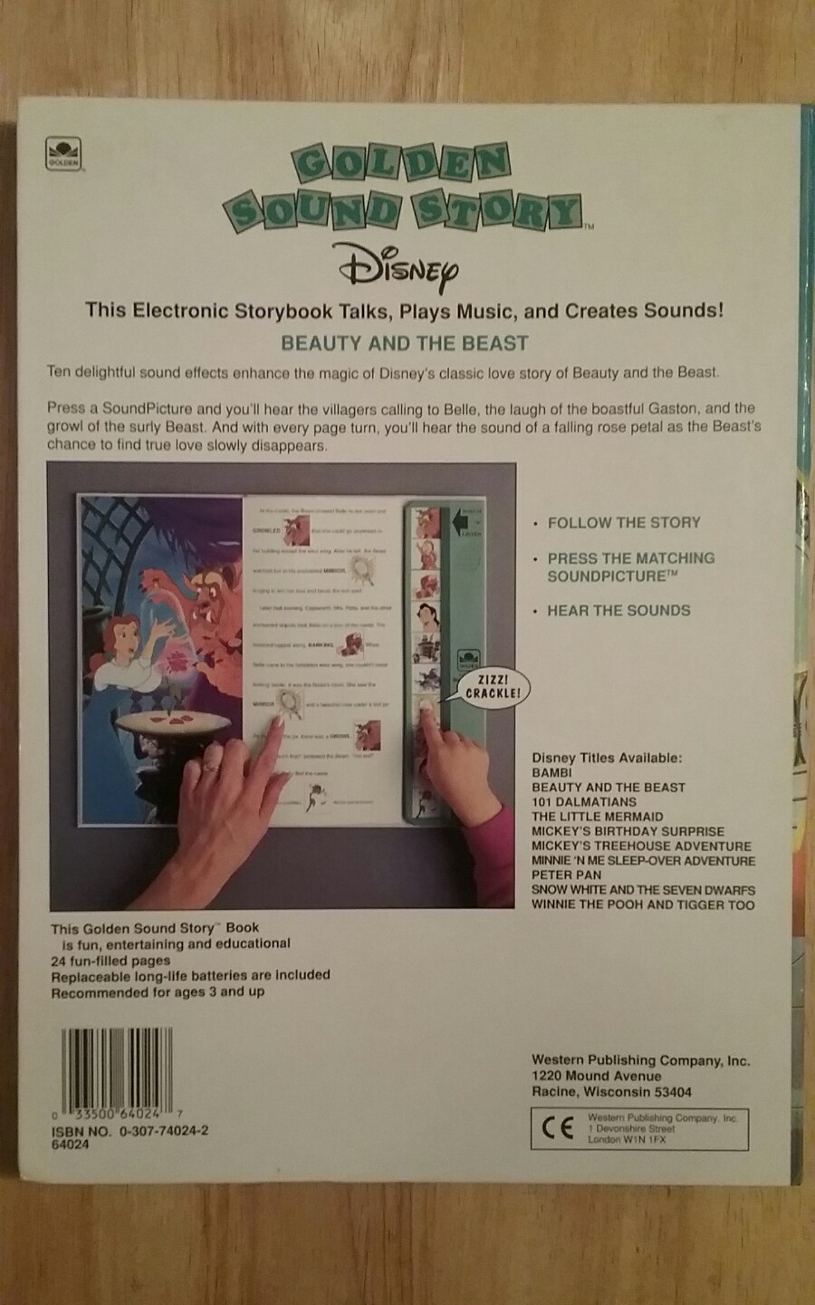 Golden Sound Story Disney's Beauty and The Beast Hardback eBay