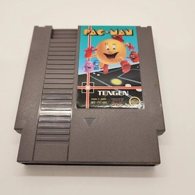 Pac-Man Tengen Gray Nintendo NES Authentic Complete In Box CIB Manual