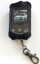 Alarm-Mate Black Leather Case / Cover for Compustar 2WT13R-SF Remote Control