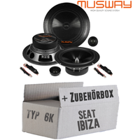 Musway Lautsprecher FüR Seat Ibiza 6K Front TüR Boxen 16Cm System Auto Einbauset
