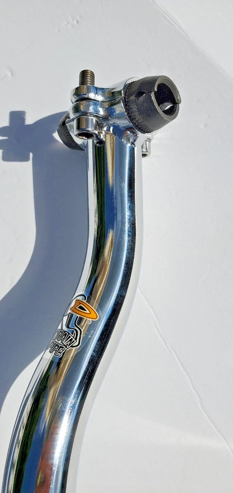 Tija de sillín de bicicleta estilo libre BMX Dyno Drain Pipe 26,0 Micro Adj GT Haro Hutch NOS Foto 3 de 4