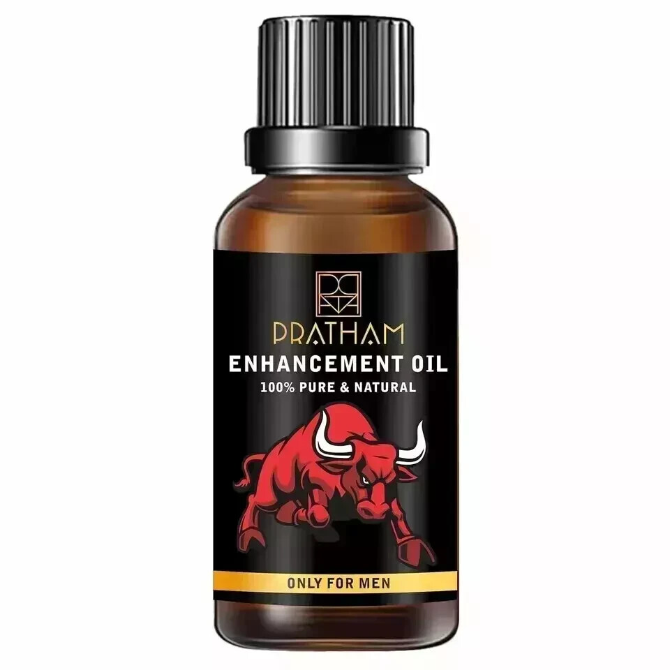 Huile Naturelle De Croissance Pour Homme - 30 Ml - Pratham, à Base De Plantes - Neuf