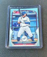 2023 Bowman Yeiner Fernandez 1st Sky Blue Parallel 262/499