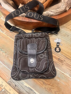 Tous Crossbody Signature Logo Bag With Keychain!
