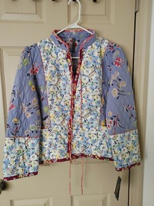 quilted floral jacket