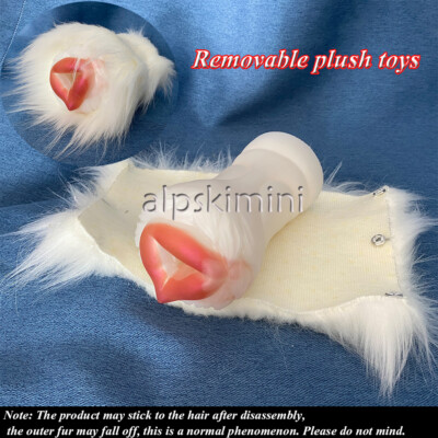sex toy in vagina Fur Masturbation Cup Silicone Plush Masturbator Vagina Sex Toys Single  Channel