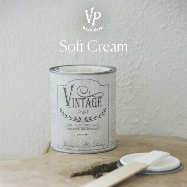 CHALK PAINT 700ML SOFT CREAM EFFETTO SHABBY - VINTAGE PAINT
