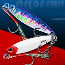 10PCS  Metal Micro Jig Butterfly Jig Fishing Lure Bait Jigging Tuna Slow Lures