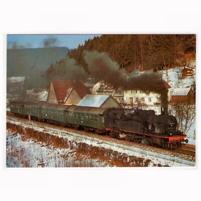 AK Eisenbahn / Tenderlokomotive 078 453-8 im Bahnhof Dettingen / Neckar