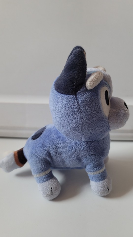 Bluey Friends Socks 6" Plush Stuffed Animal by Moose Toys Blue Muffin