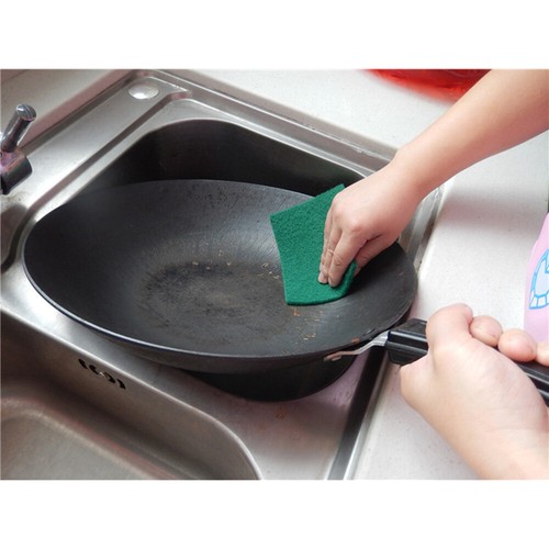 Spazzola spugna bagno 100 pezzi lavapiatti pulizia cucina sapone - Foto 8 di 8