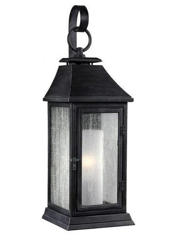Feiss Shepherd 1 Light Outdoor Sconce, Dark Weathered Zinc- OL10600DWZ - Picture 2 of 10