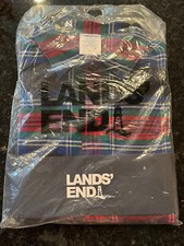 Boys Lands End Plaid Flannel Pajamas size 6 NEW NWT Retail 50 Christmas